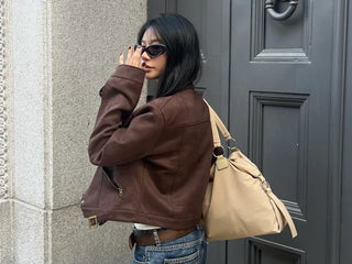 Loody suede brown jacket