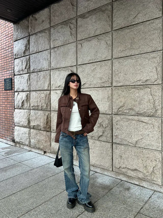 Loody suede brown jacket