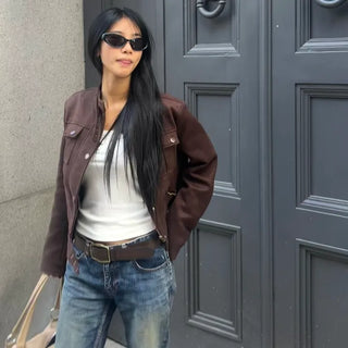 Loody suede brown jacket