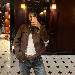 Loody suede brown jacket