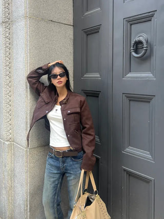Loody suede brown jacket