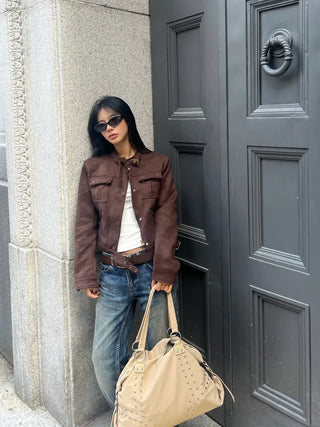Loody suede brown jacket