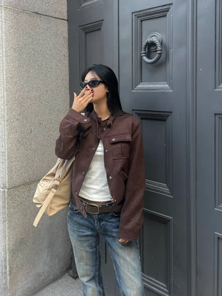 Loody suede brown jacket