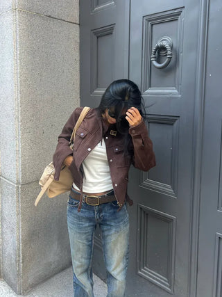 Loody suede brown jacket