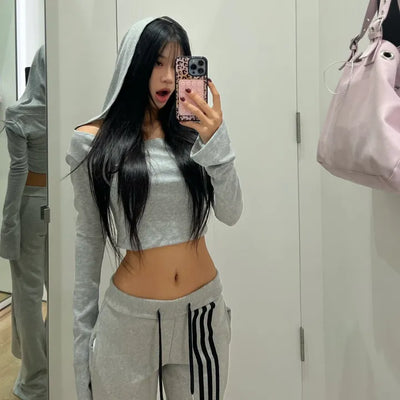 Eve Slim Crop Hoodie