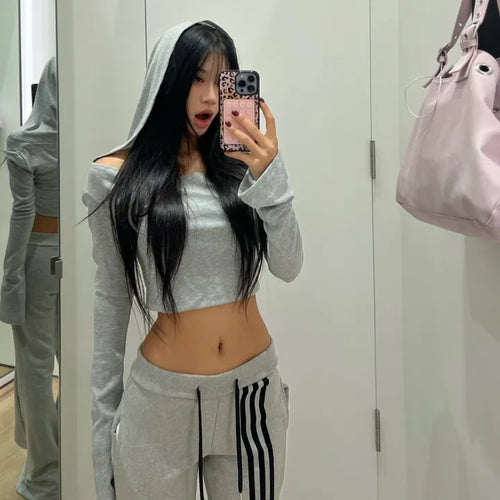 Eve Slim Crop Hoodie