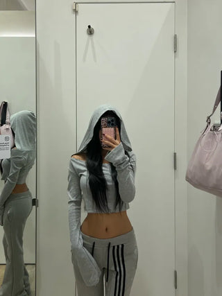 Eve Slim Crop Hoodie