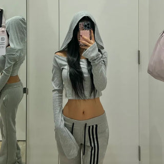Eve Slim Crop Hoodie