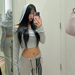 Eve Slim Crop Hoodie