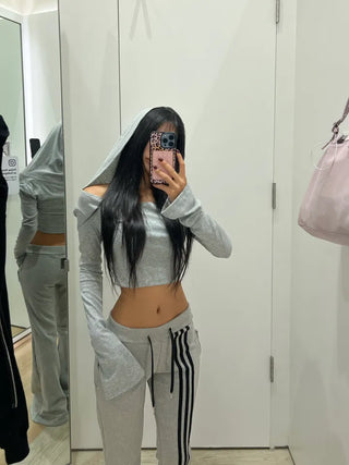 Eve Slim Crop Hoodie