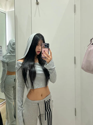 Eve Slim Crop Hoodie