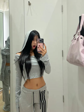 Eve Slim Crop Hoodie