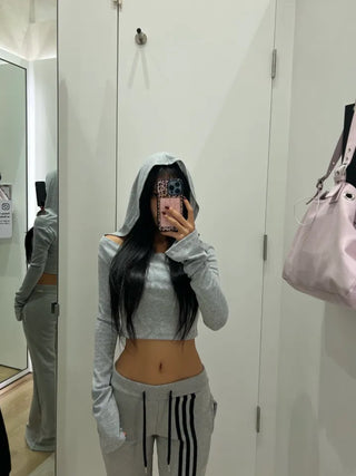 Eve Slim Crop Hoodie