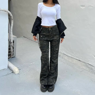 Tantan basic round semi-crop tee