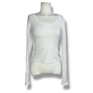Tantan basic round semi-crop tee