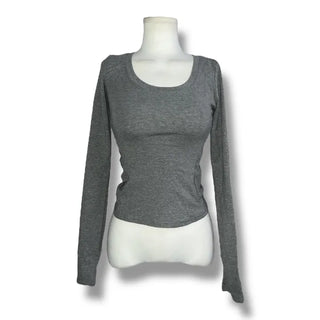 Tantan basic round semi-crop tee