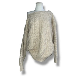 Loose fit turtleneck knit