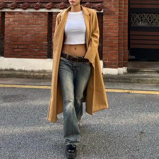 Trimming Button Crop Long Sleeve T-Shirt
