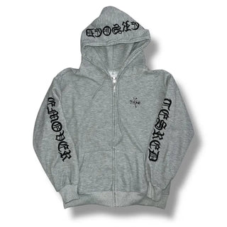 Roche Waffle Chrome Hooded Zip-Up