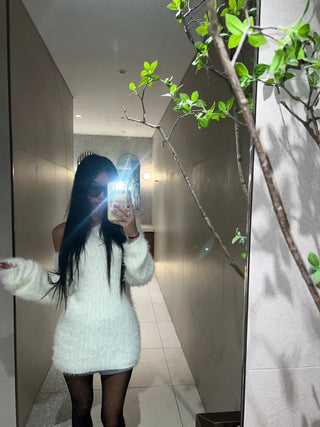 Vivi Angora Gore Long Knit