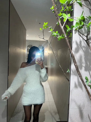 Vivi Angora Gore Long Knit