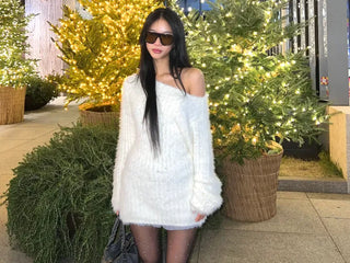 Vivi Angora Gore Long Knit