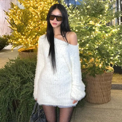 Vivi Angora Gore Long Knit