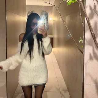 Vivi Angora Gore Long Knit
