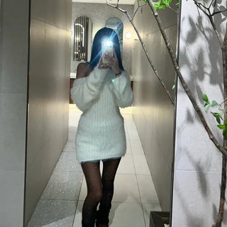 Vivi Angora Gore Long Knit
