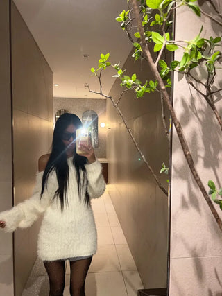 Vivi Angora Gore Long Knit