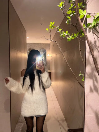 Vivi Angora Gore Long Knit