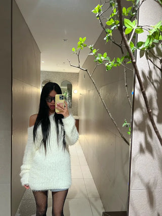 Vivi Angora Gore Long Knit