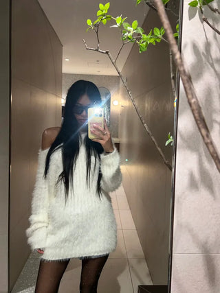 Vivi Angora Gore Long Knit