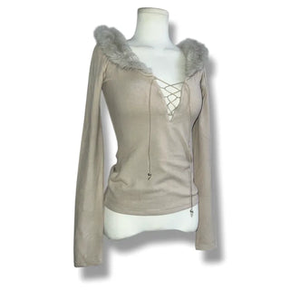 Rannie Two-Way Fur Top