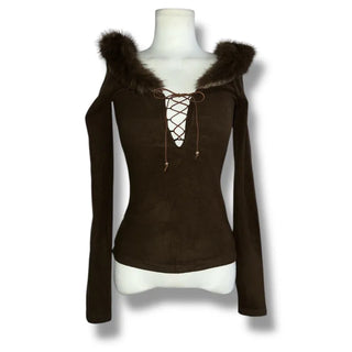 Rannie Two-Way Fur Top