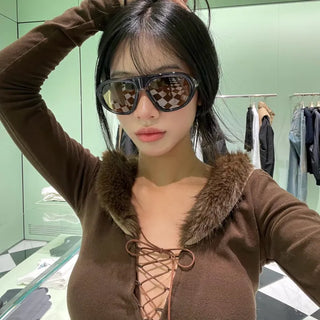 Rannie Two-Way Fur Top