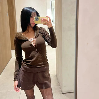Knitting shorts