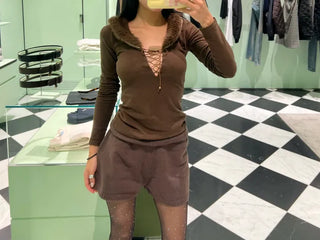 Knitting shorts