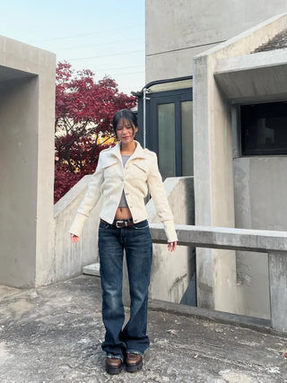 Swell Collar Crop Jacket
