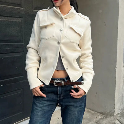 Swell Collar Crop Jacket