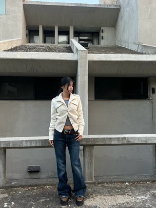 Swell Collar Crop Jacket