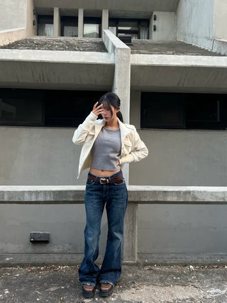 Swell Collar Crop Jacket