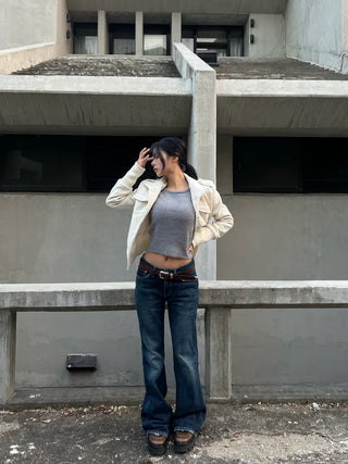 Swell Collar Crop Jacket