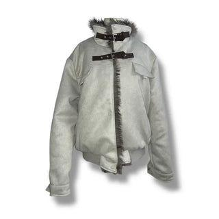Wolf Suede Fur Mustang Jacket