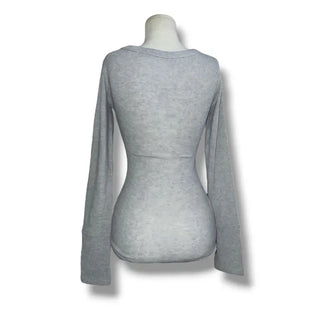 Angora mix knit t-shirt