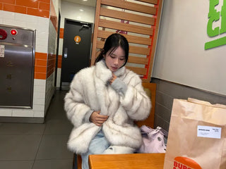 Dotter fleece half-fur fur