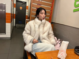 Dotter fleece half-fur fur