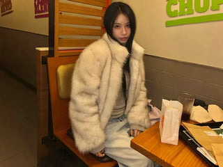Dotter fleece half-fur fur