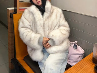 Dotter fleece half-fur fur