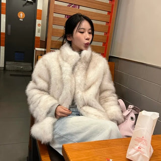 Dotter fleece half-fur fur